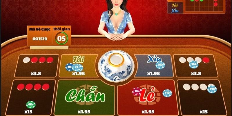 Chuỗi chẵn lẻ được phân tích trong xóc đĩa